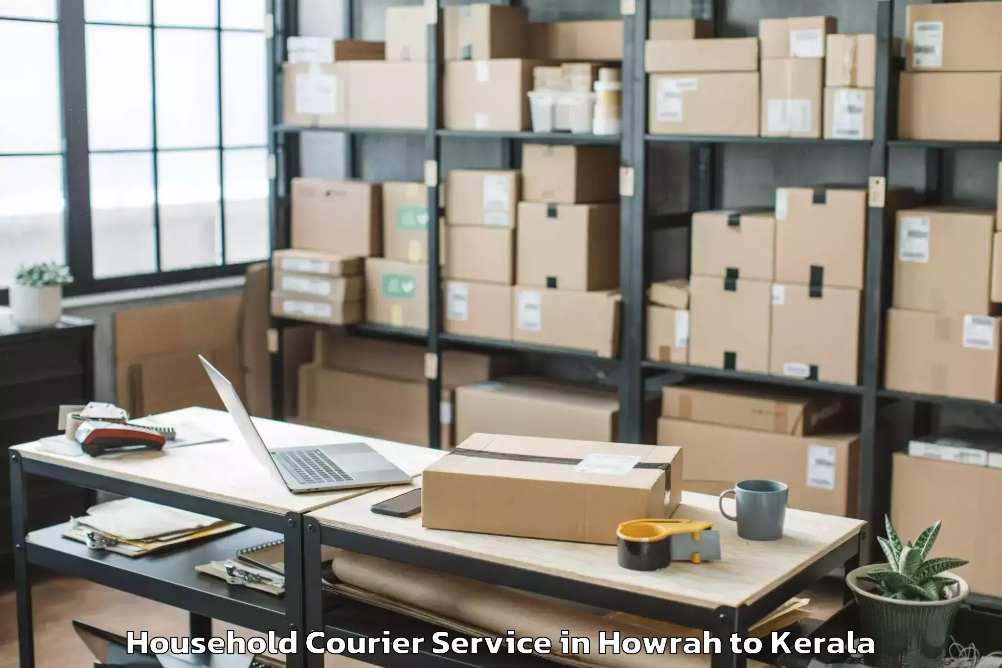 Efficient Howrah to Y Mall Thriprayar Household Courier